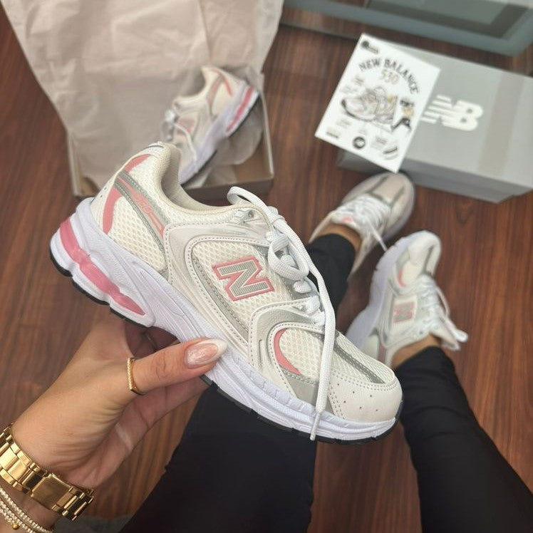Tênis New Balance 530 Turbo – Branco/Rosa