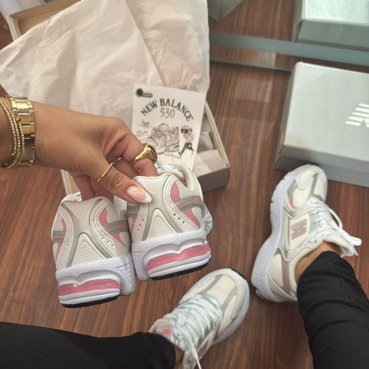 Tênis New Balance 530 Turbo – Branco/Rosa