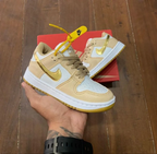 Tênis Dunk Low Metallic Gold - Infantil