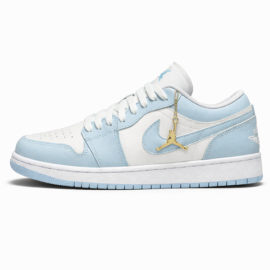 Tênis Air Jordan 1 Low - Azul Bebe