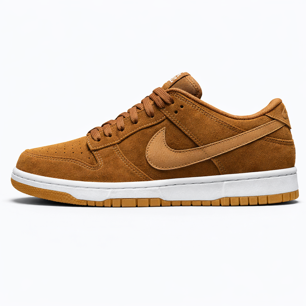 DUNK camurça camelo