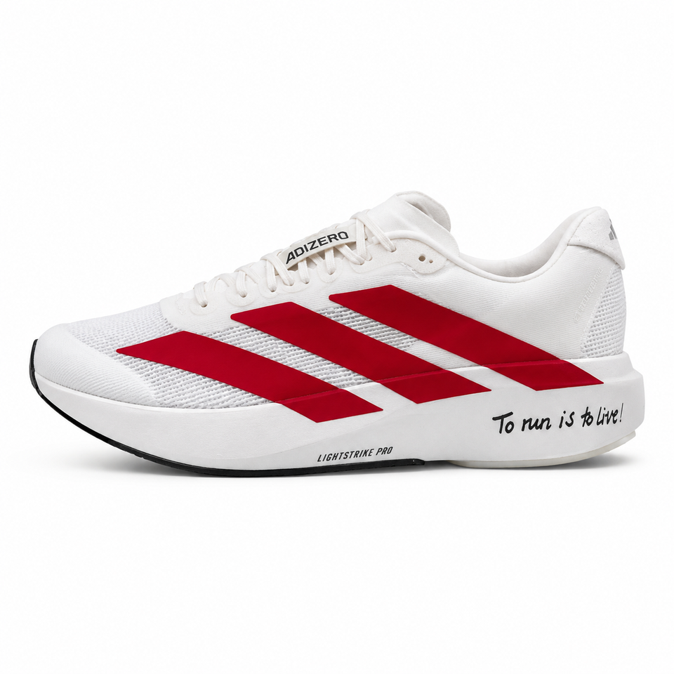 Adidas Adizero Evo SL – Bege/Vermelho