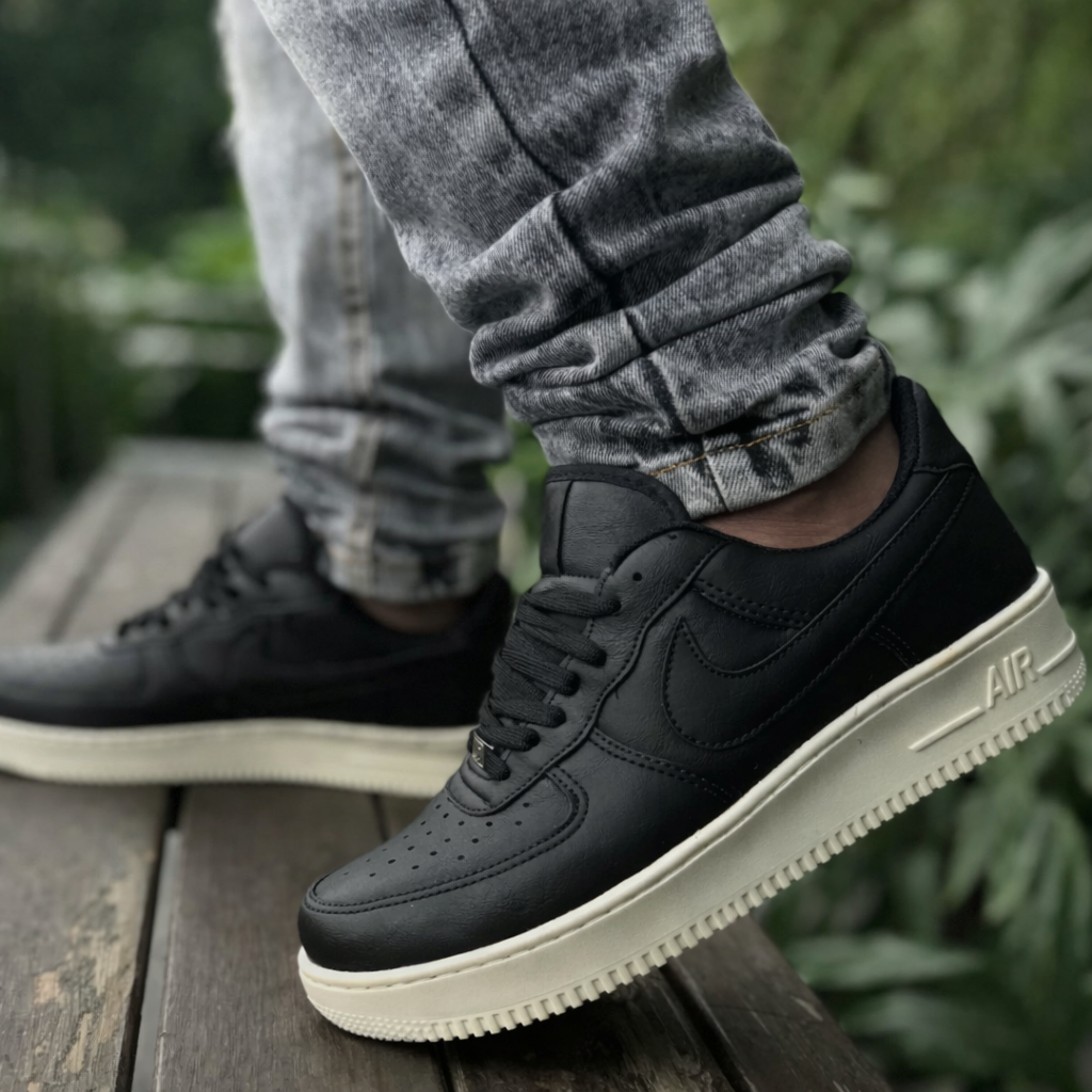 Tênis Air Force 1 - Preto Branco