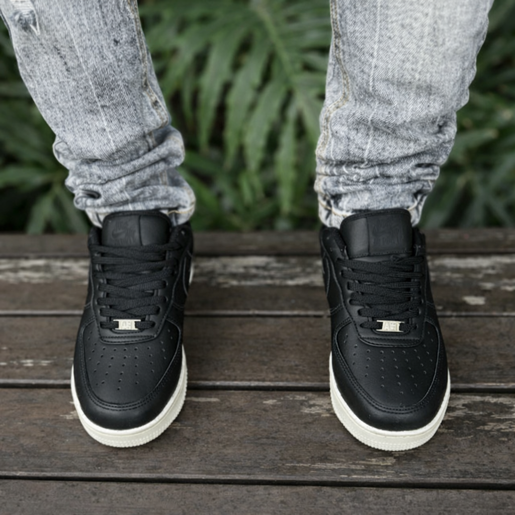 Tênis Air Force 1 - Preto Branco
