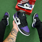 Tênis Air Jordan 1 Low - Roxo