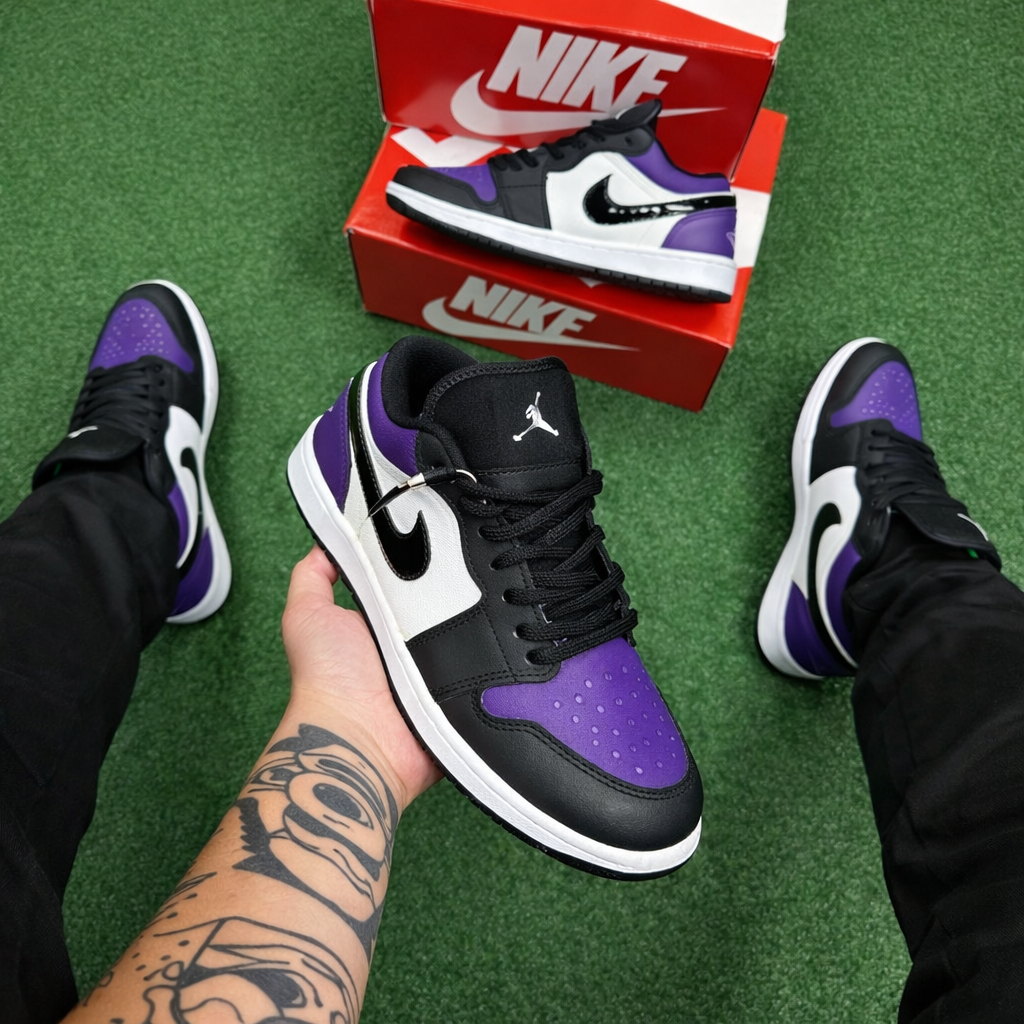 Tênis Air Jordan 1 Low - Roxo