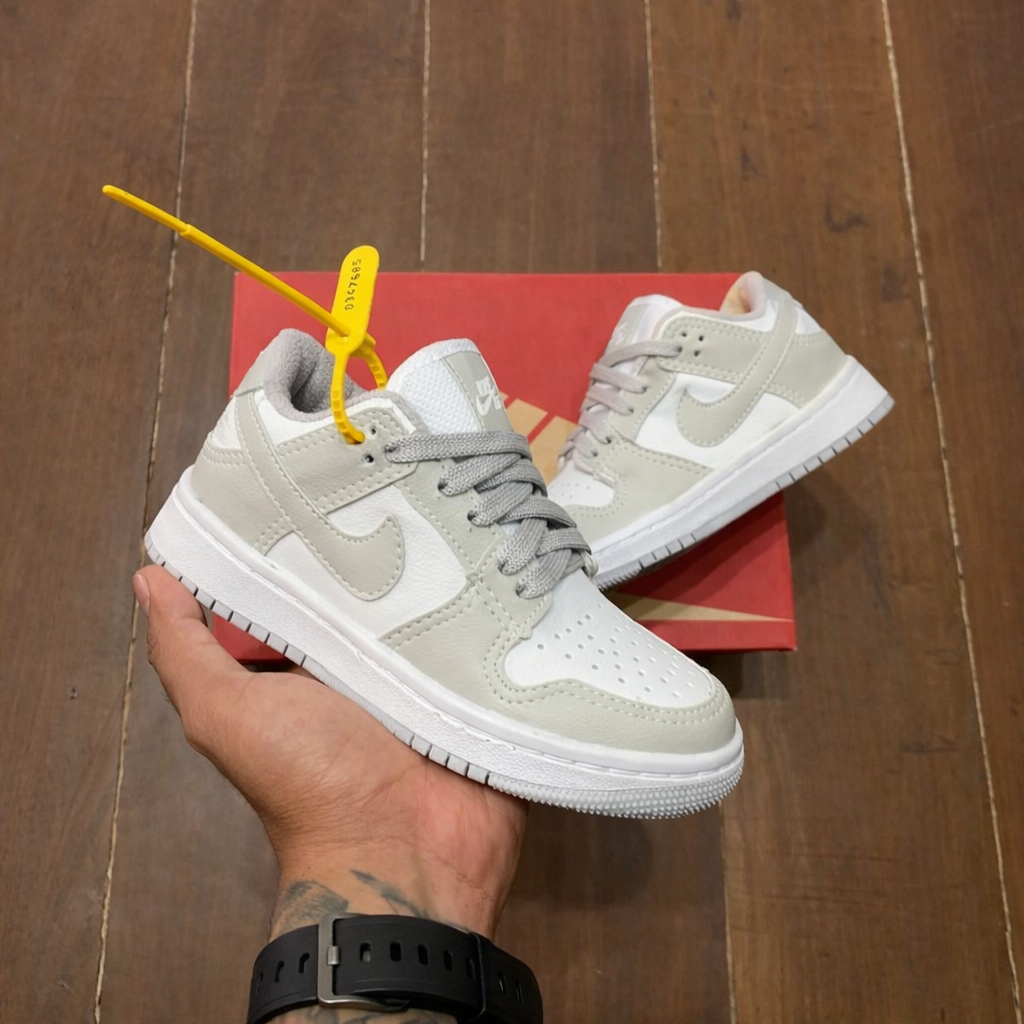 Tênis Dunk Low Grey Fog - Infantil