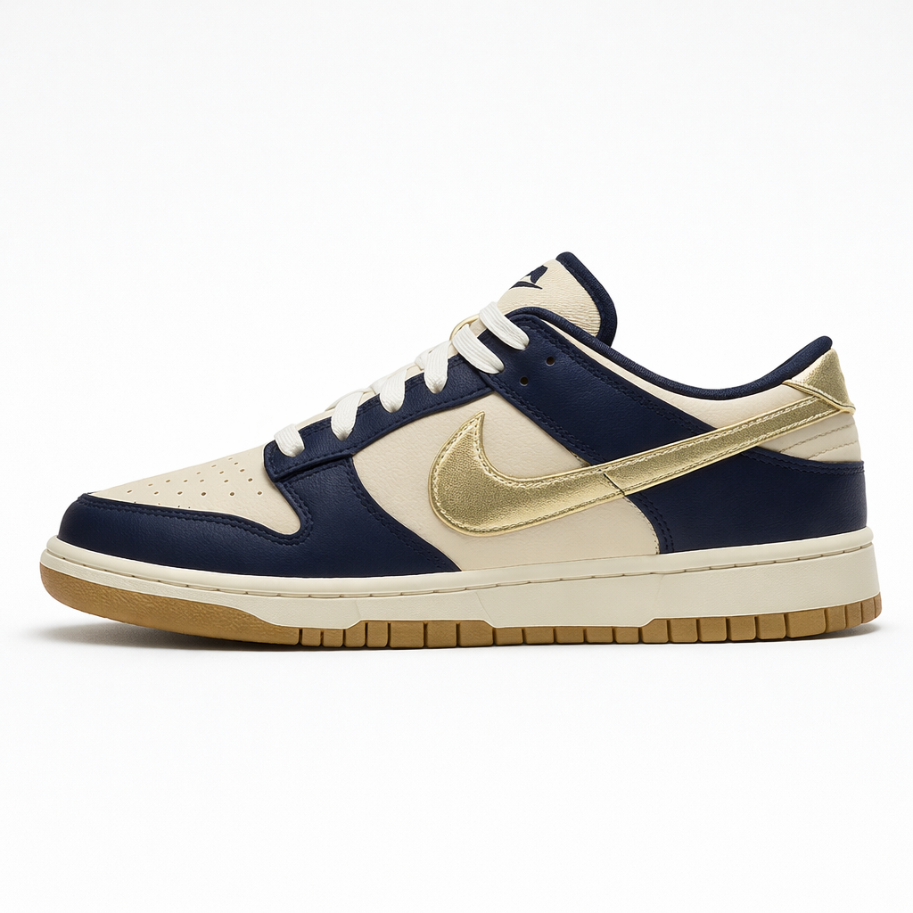Tênis SB Dunk Low - Azul/Dourado
