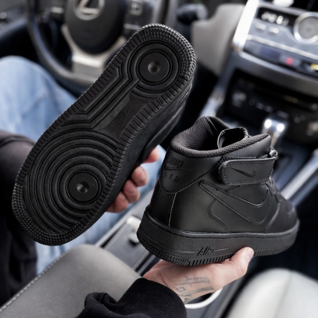Tênis Air Force 1 Bota - All Black