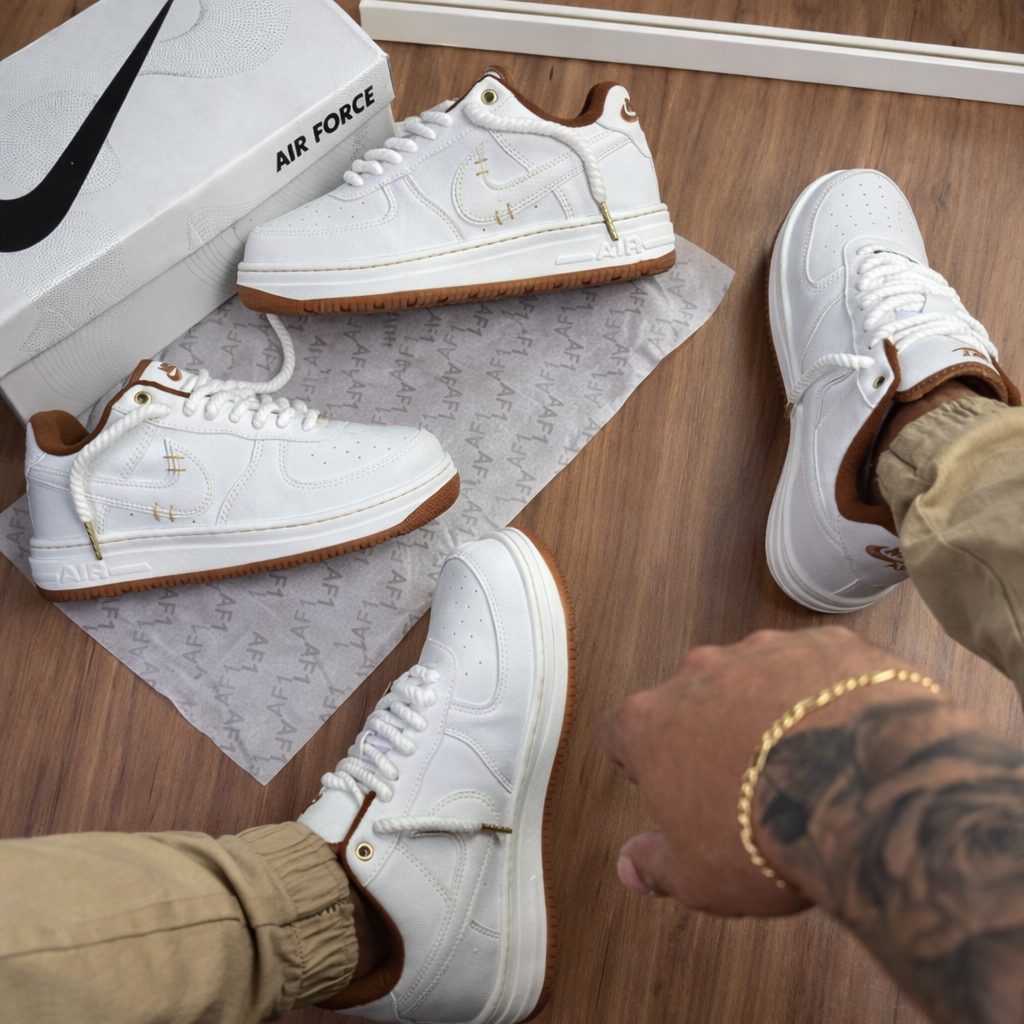 Tênis Air Force - White gum 2.0