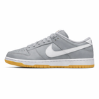 Tênis SB Dunk Low cinza/caramelo