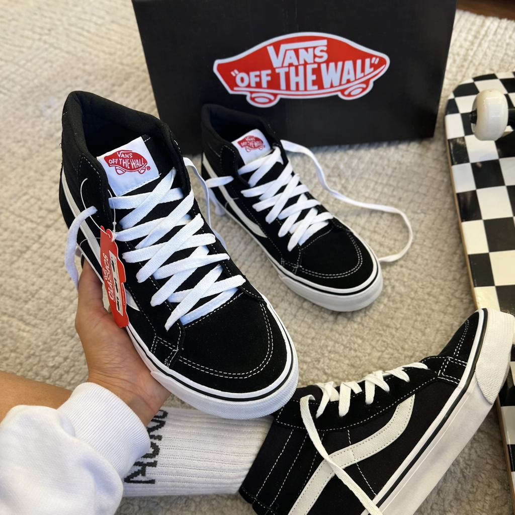 Tênis Vans Bota- preto/branco