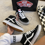 Tênis Vans Bota- preto/branco