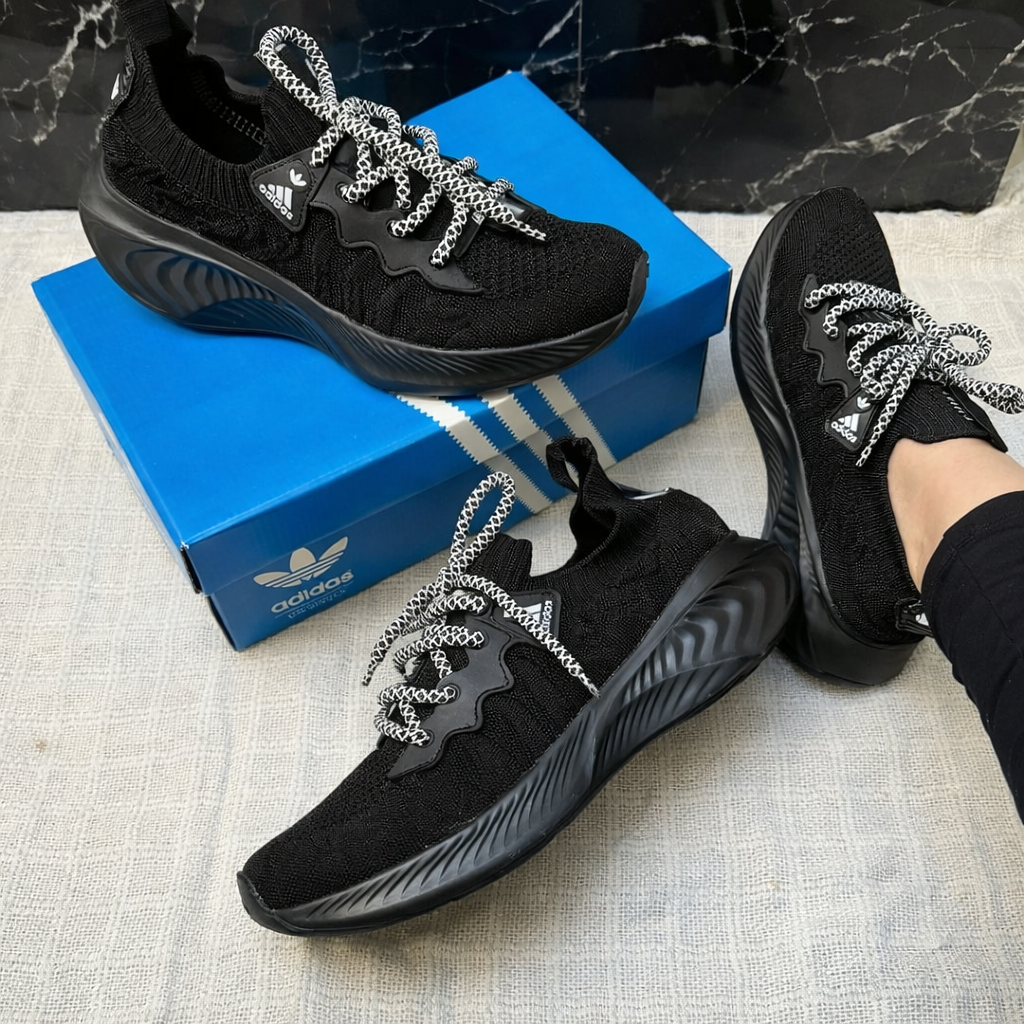 tenis adidas Sport knit Preto/Preto