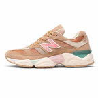 Tênis New Balance 9060 Couro - Rosa/Goiaba