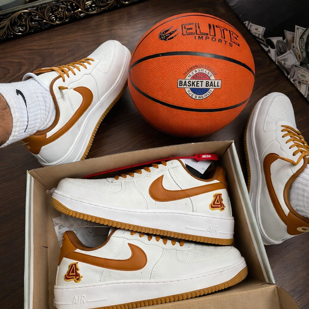 Tênis Air Force Lakers- Caramelo