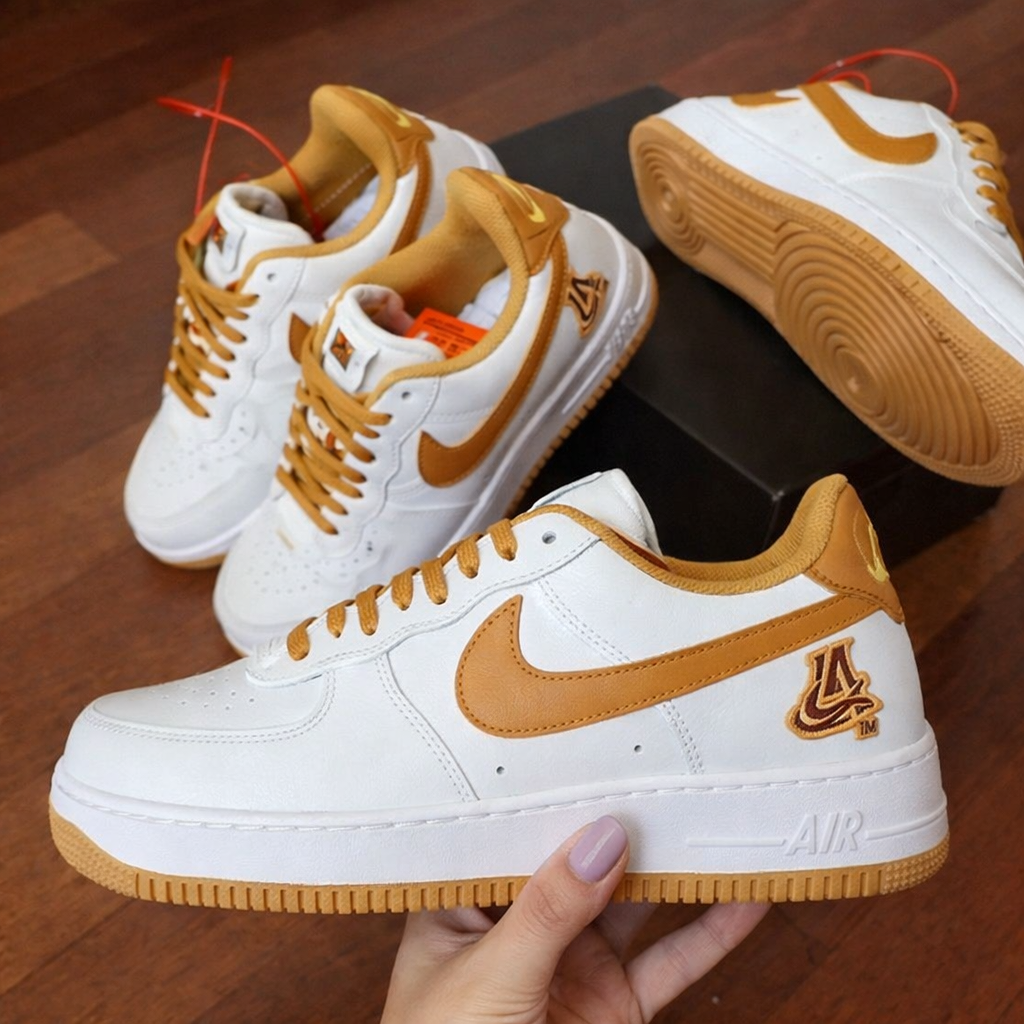 Tênis Air Force Lakers- Caramelo