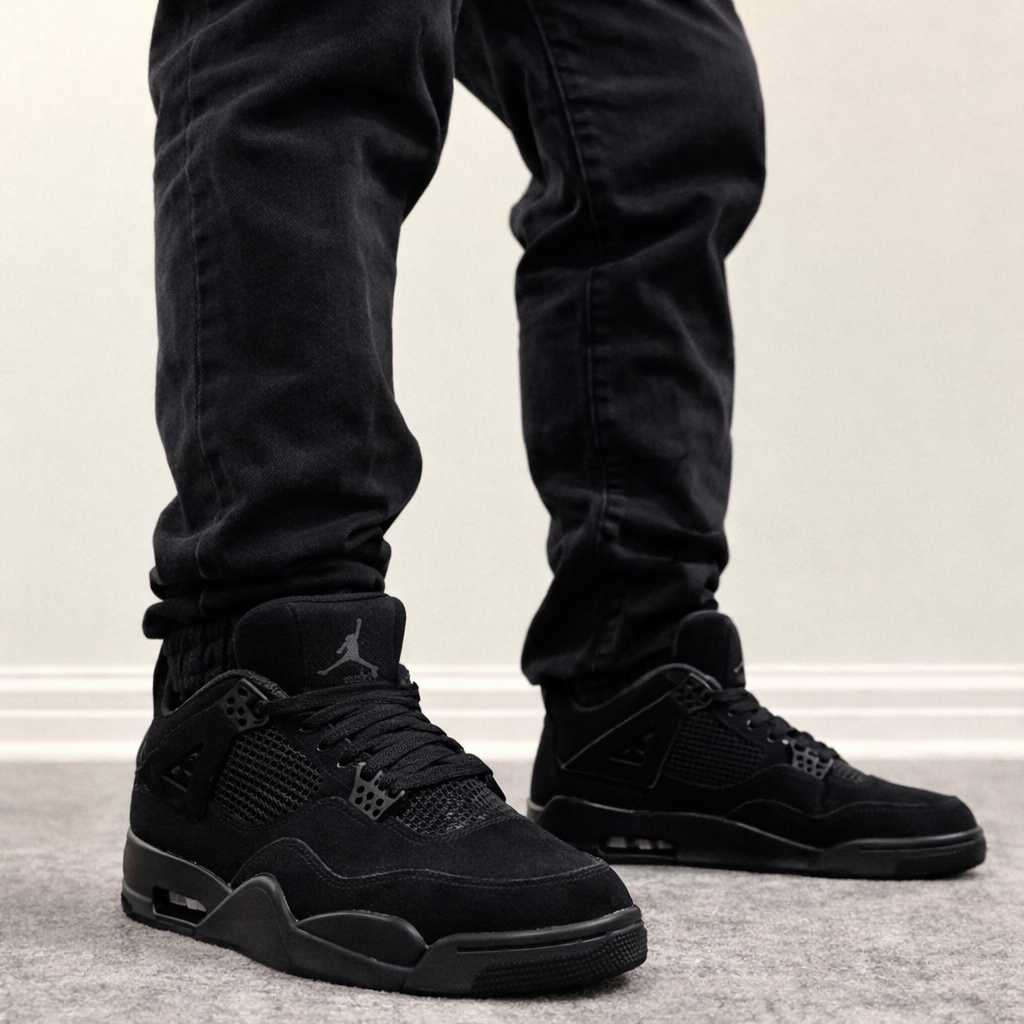 Tênis Air Jordan Retro 4 - Preto