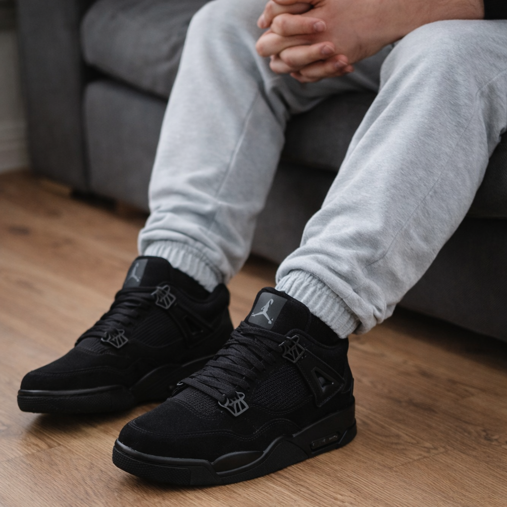 Tênis Air Jordan Retro 4 - Preto