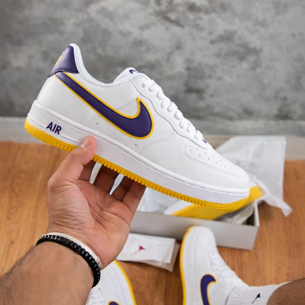 Tênis Air Force 1 - Lakers uva