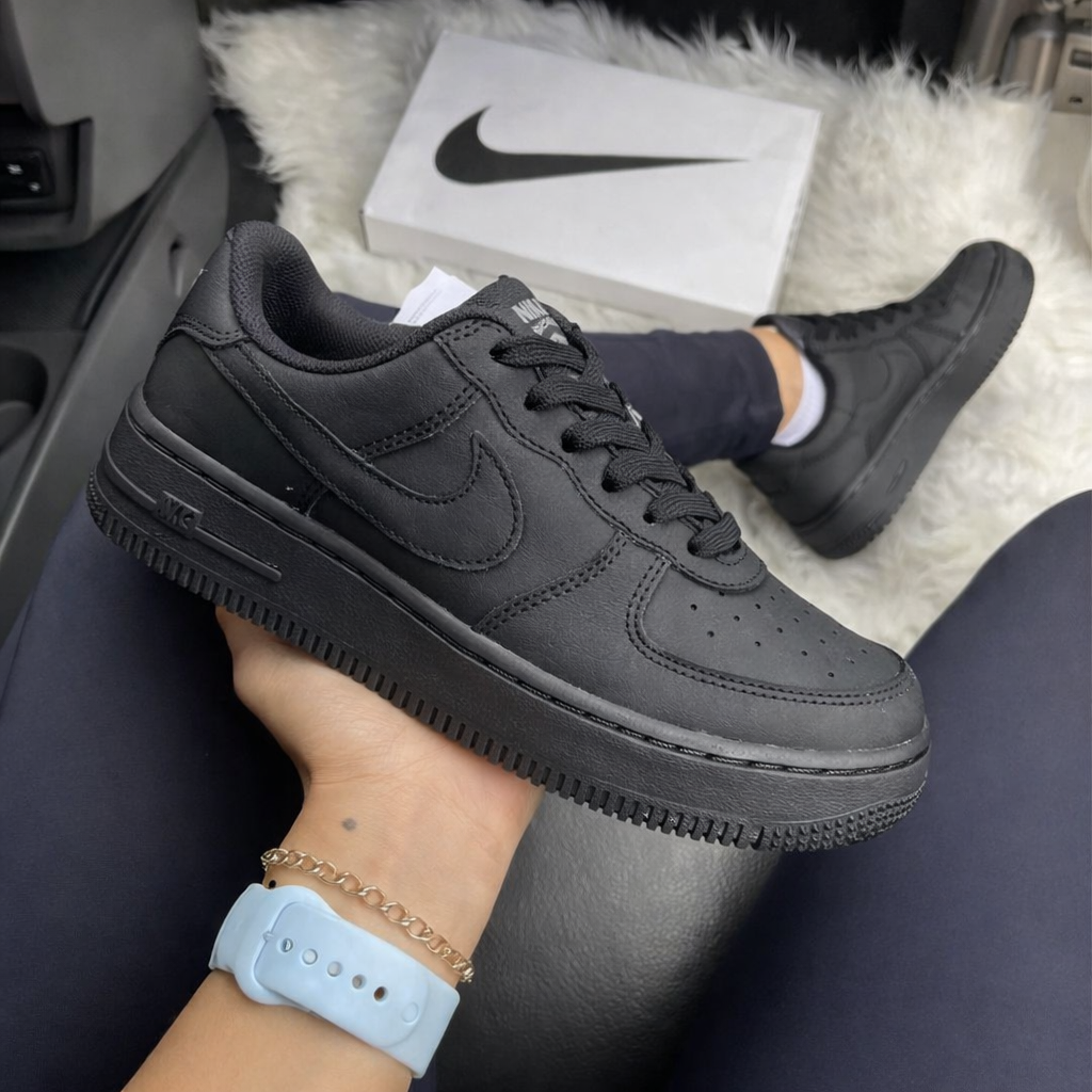 Tênis Air Force 1 - Preto luxo