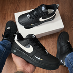 Tênis Air Force 1 Utility Infantil - Preto