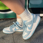 Tênis SB Dunk Low - Azul Textura