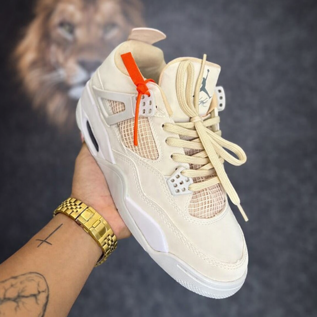 Tênis Air Jordan Retro 4 - Bege