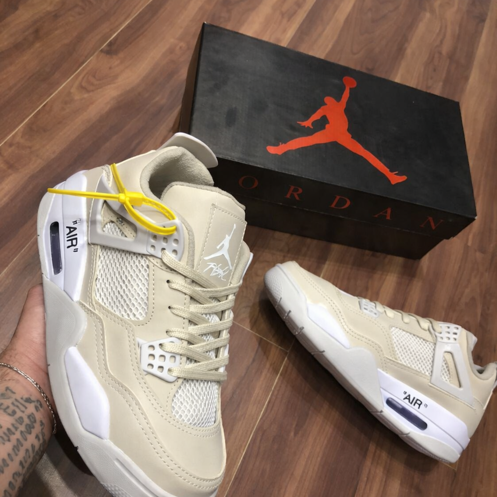 Tênis Air Jordan Retro 4 - Bege