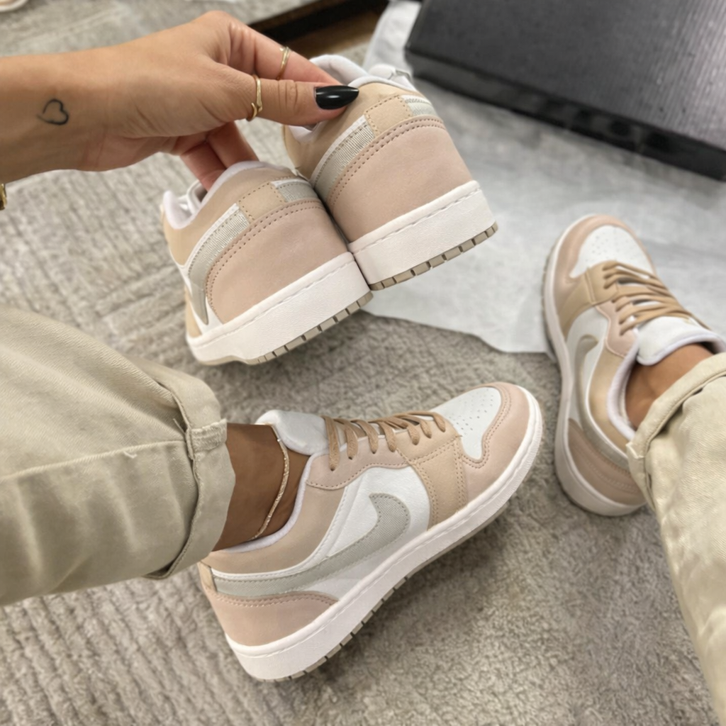 Tênis Air Jordan 1 Low - nude
