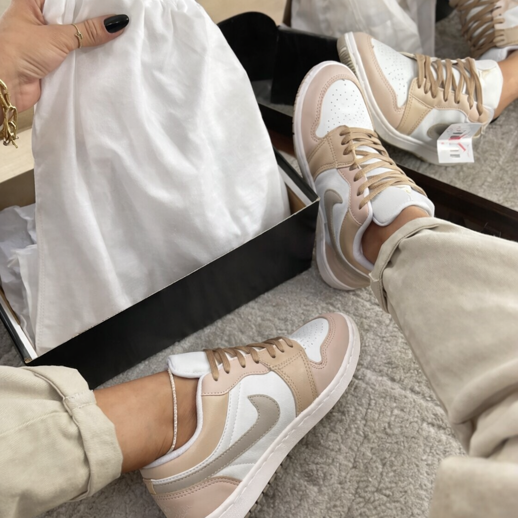 Tênis Air Jordan 1 Low - nude