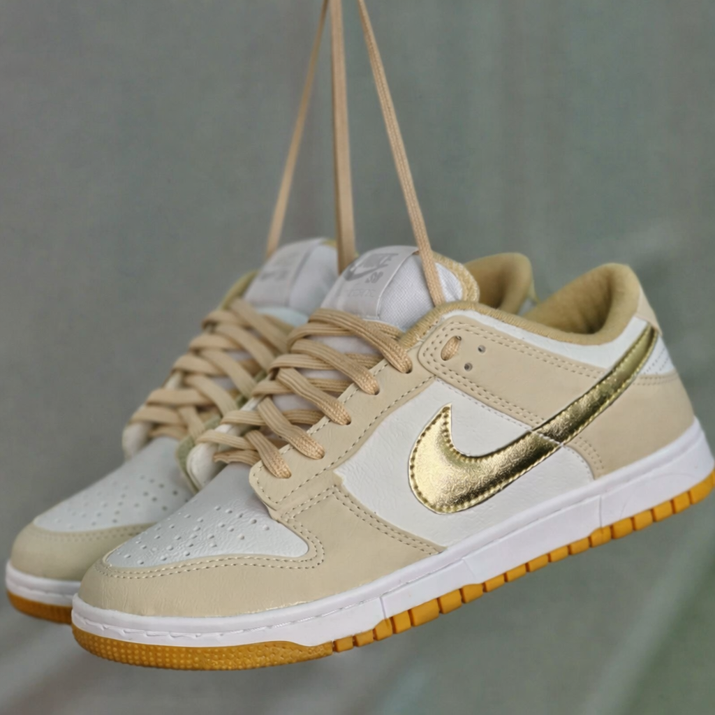Tênis Dunk Low Metallic Gold - Infantil