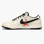 Tênis Air Jordan 1 Low - Travis Scott branco preto