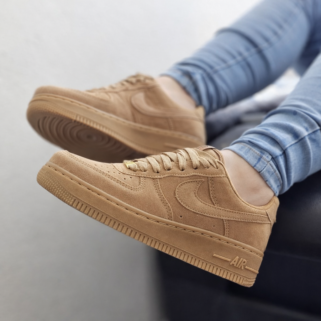 Tênis Air Force 1 - caramelo luxo