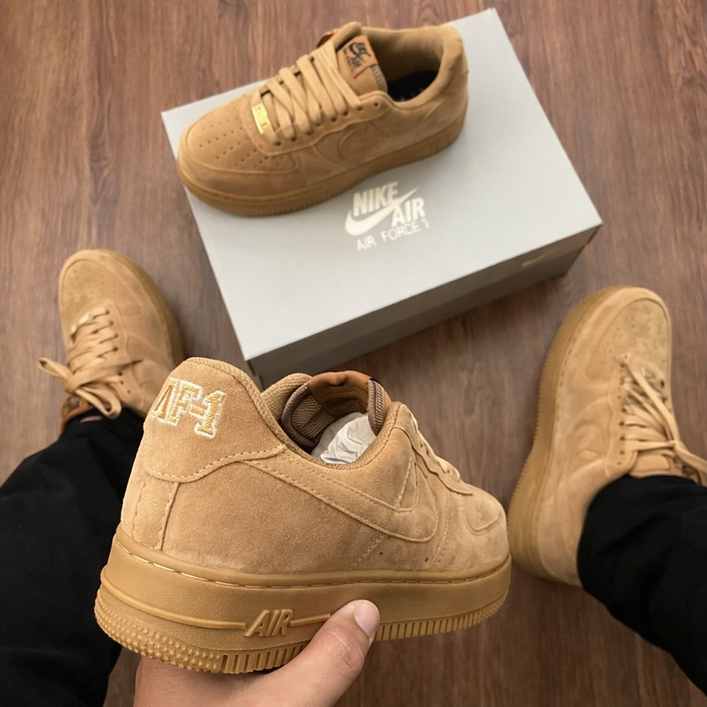 Tênis Air Force 1 - caramelo luxo
