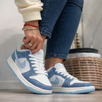 Tênis SB Dunk Low - Gliter azul jeans