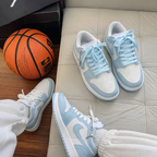 Tênis Air Jordan 1 Low - Azul Bebe