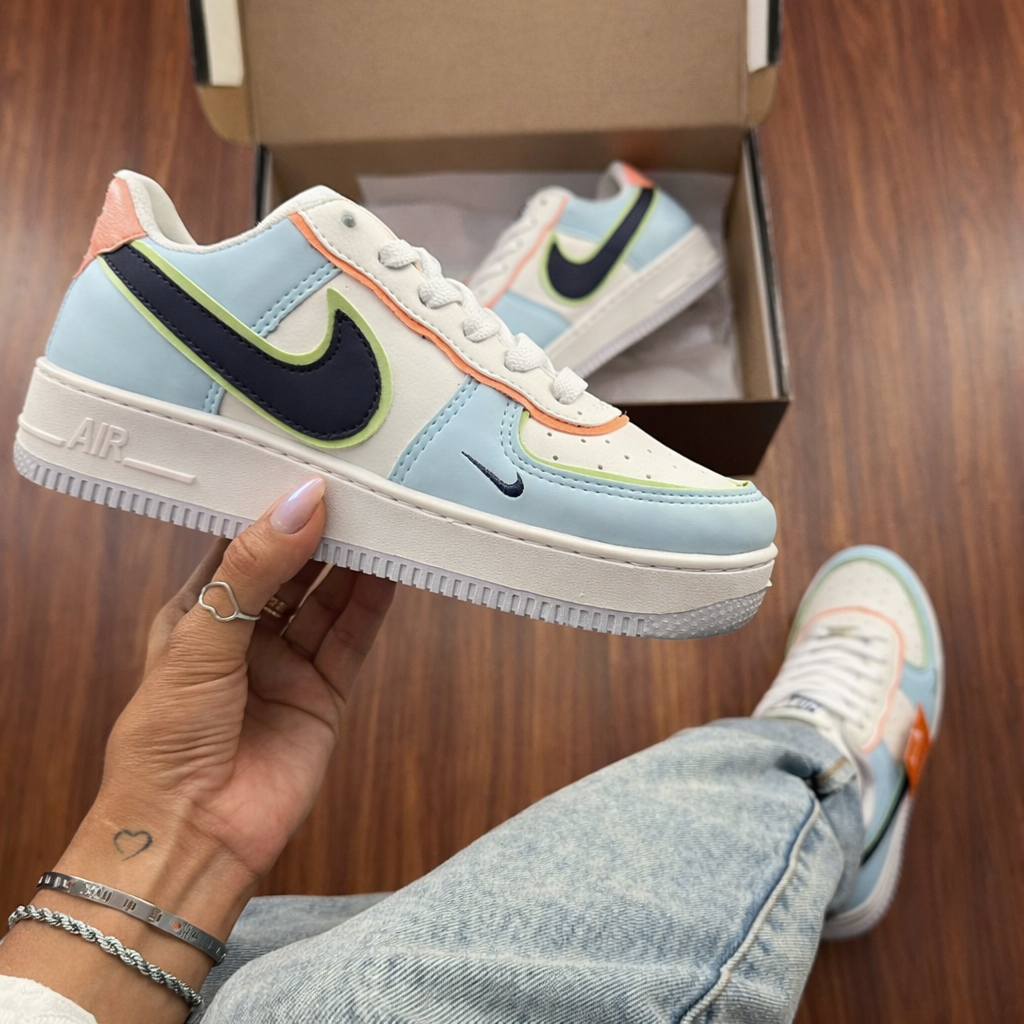 Tênis Air Force 1 Shadow - Azul