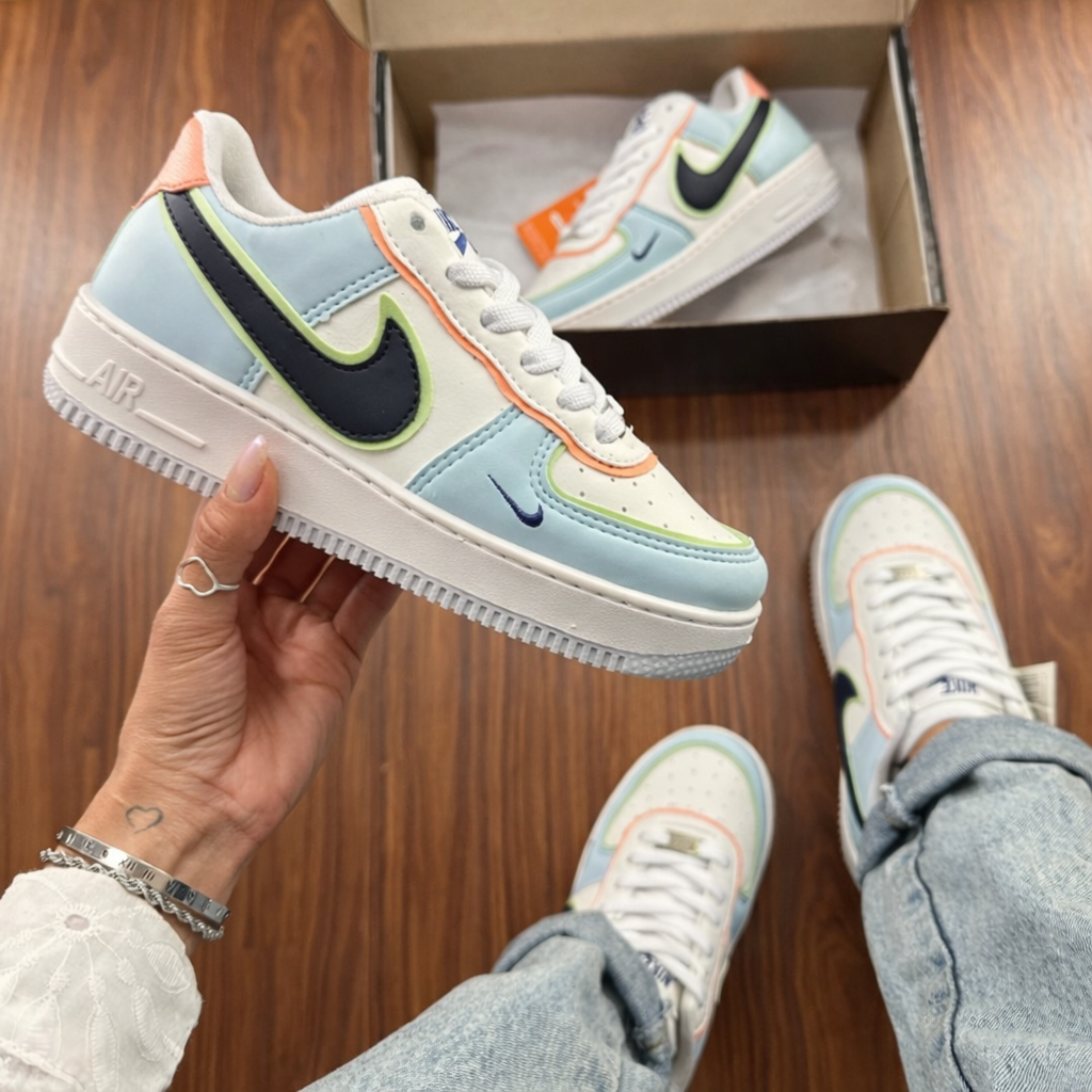 Tênis Air Force 1 Shadow - Azul