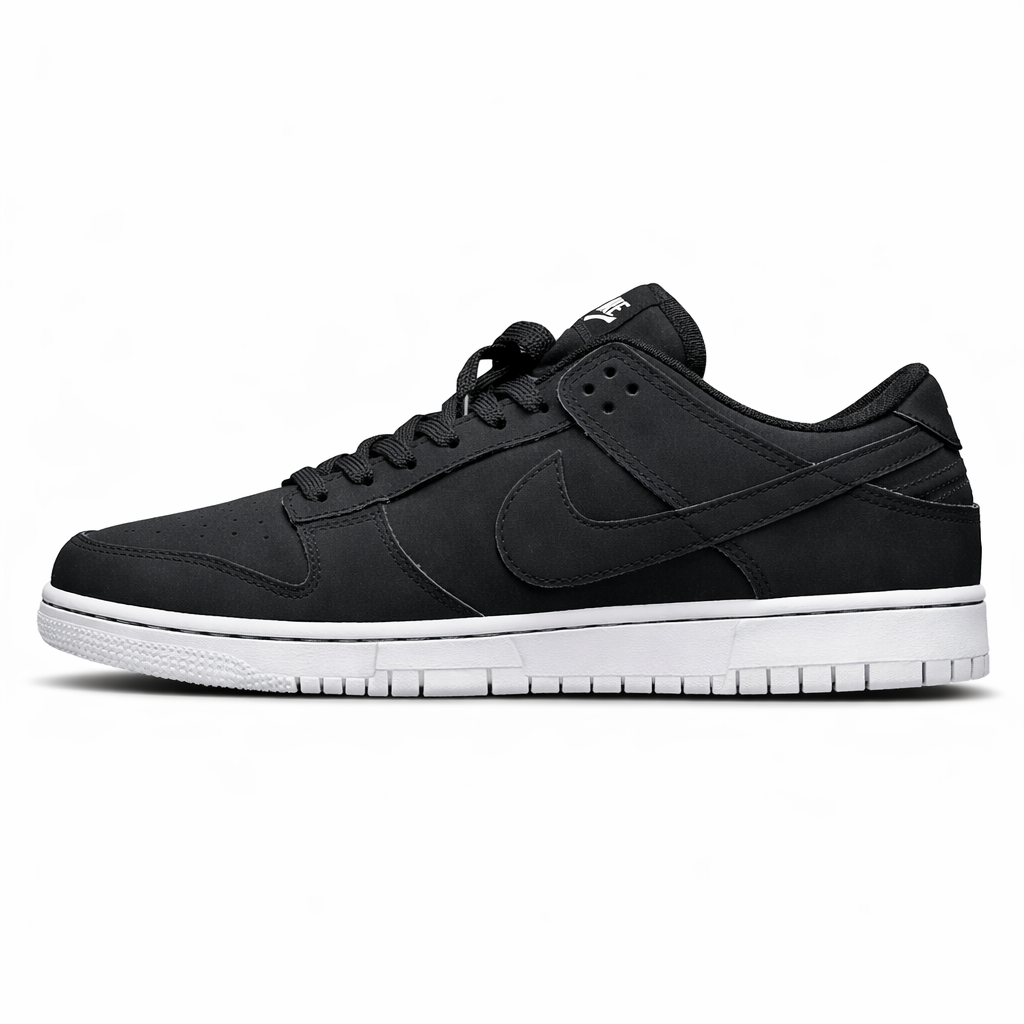 sb dunk low -Preto Nobuck