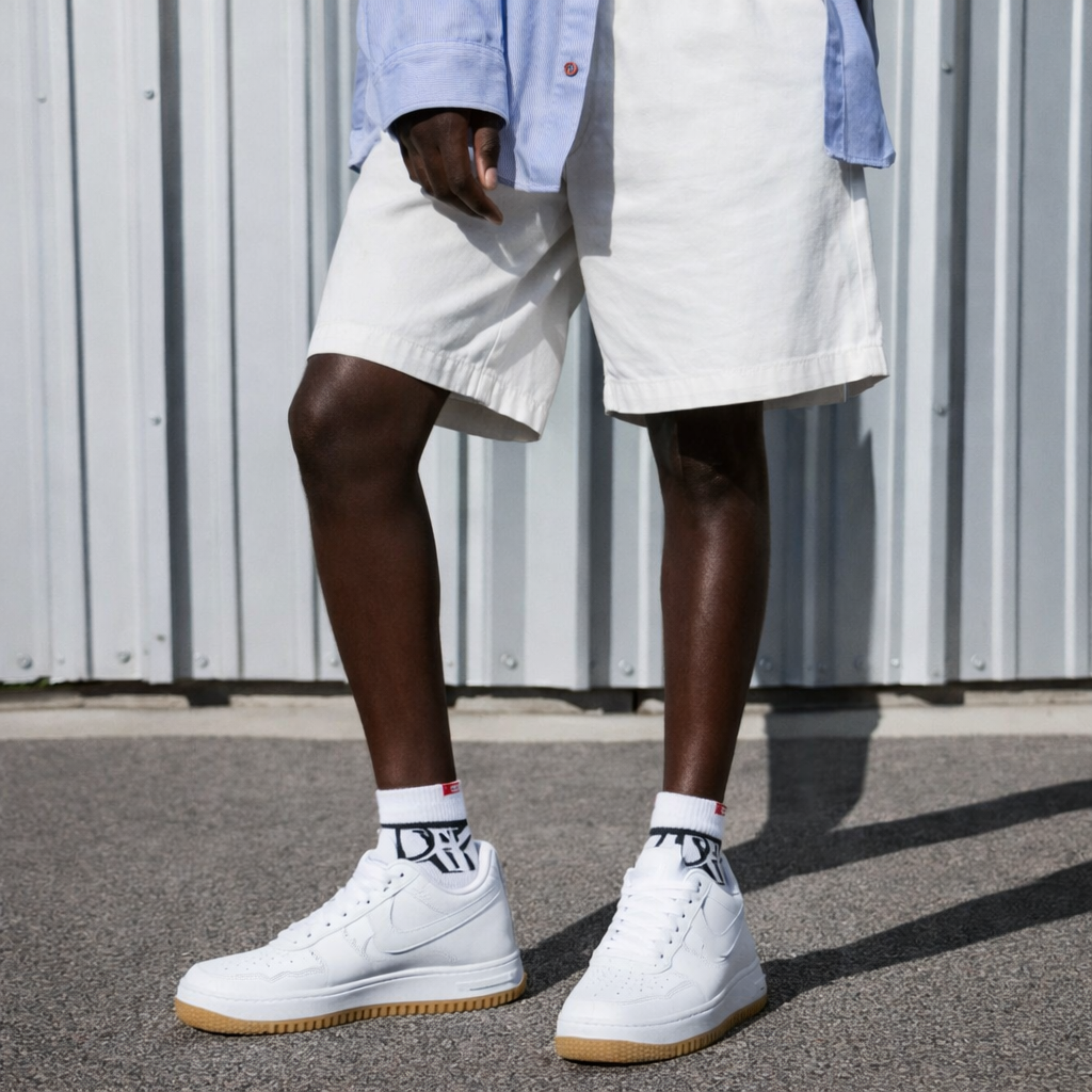 Tênis Air Force 1 - Branco Gum