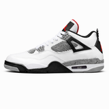 Tênis Air Jordan Retro 4 - Branco/Cimento