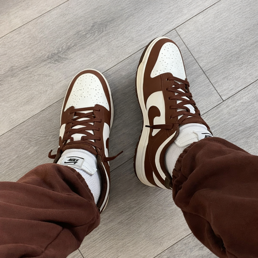 Tênis SB Dunk Low - Caramelo/Branco