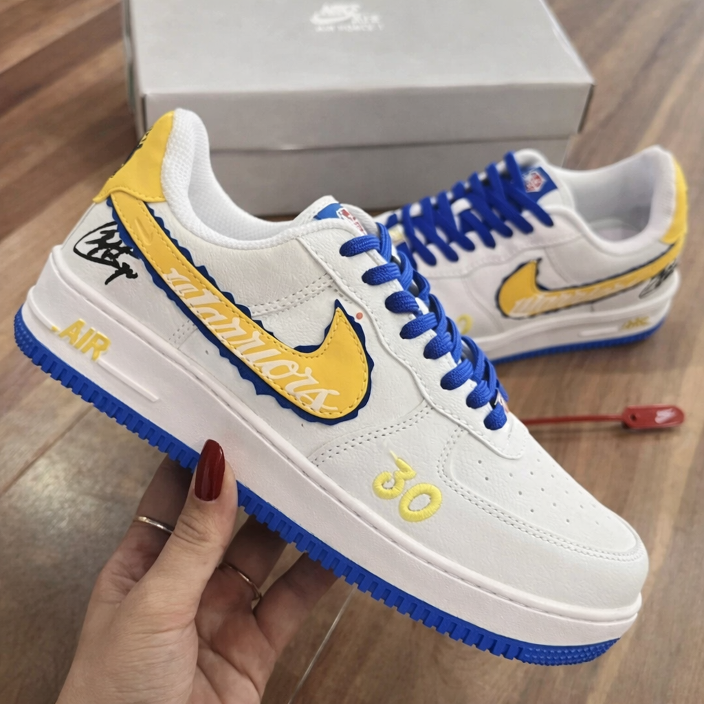 Tênis Air Force 1 - Golden State Warriors