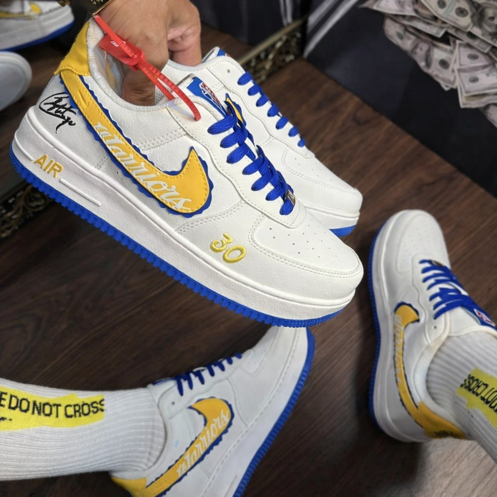Tênis Air Force 1 - Golden State Warriors