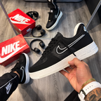 Tenis Air Force 1 - Preto Marfim