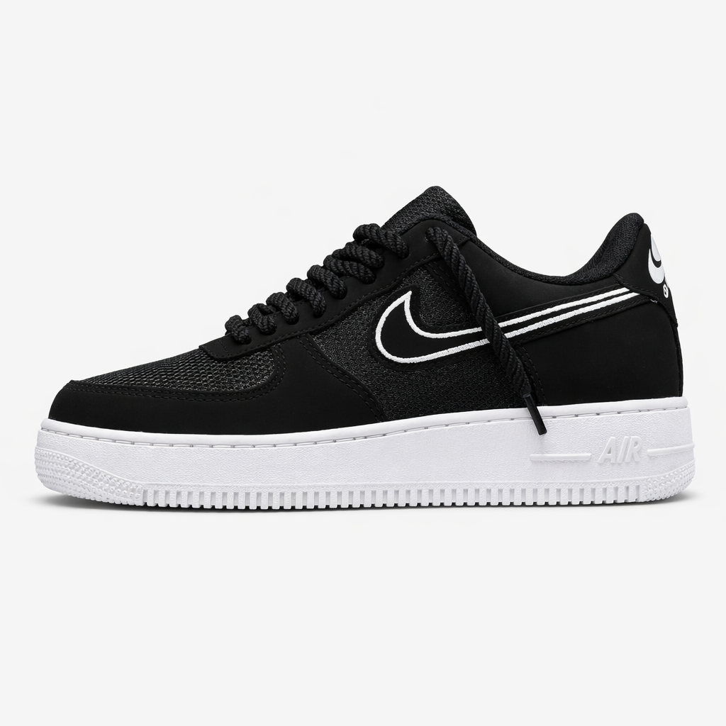 Tenis Air Force 1 - Preto Marfim
