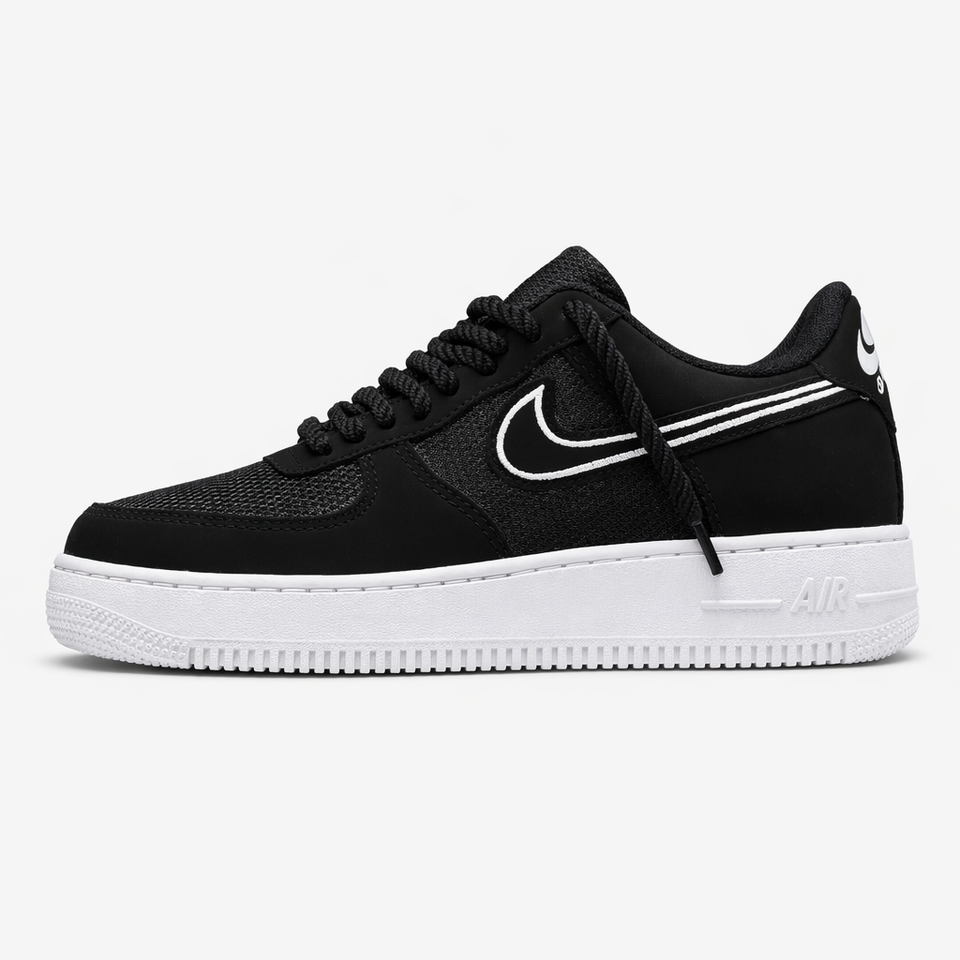 Tenis Air Force 1 - Preto Marfim