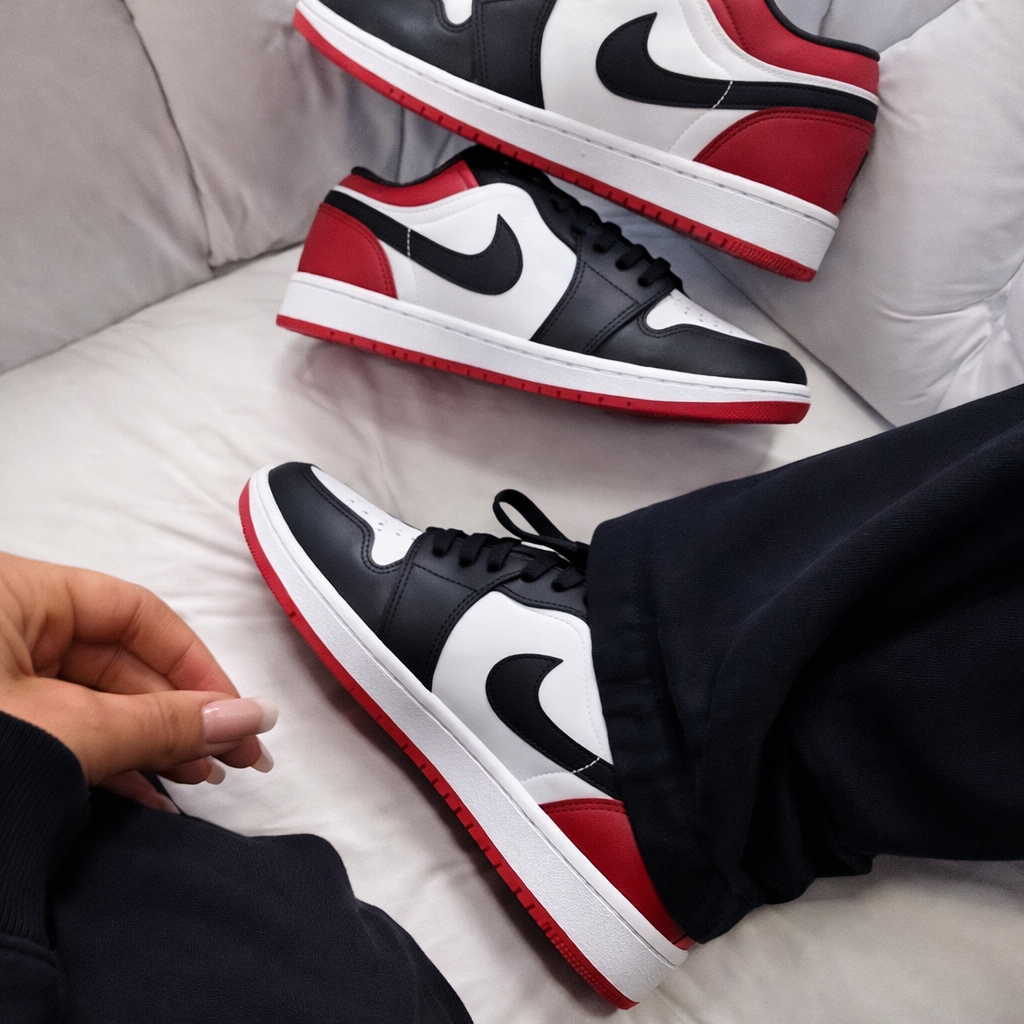 Tênis Air Jordan 1 Low - Tricolor