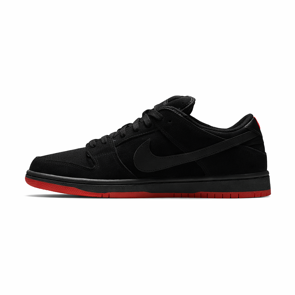 Tênis SB Dunk Low - Grafite/Preto/Vermelho